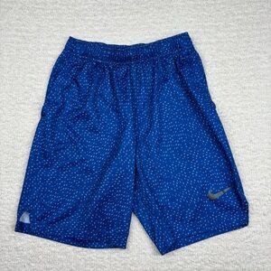 Nike Dr-Fit Shorts Boys Lg Blue‎ Pull on Elastic Waist Pockets School Sports Gym